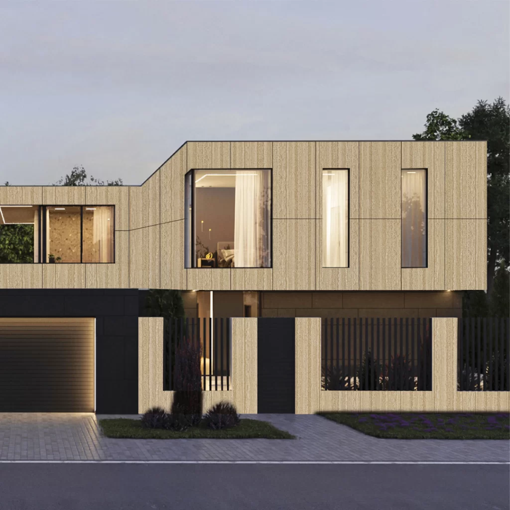 4mm Grey PVDF Coated Marble Aluminum Composite Panels A2 Fire Rated Marble ACP Sheets 2440mm With Scratch-resistant