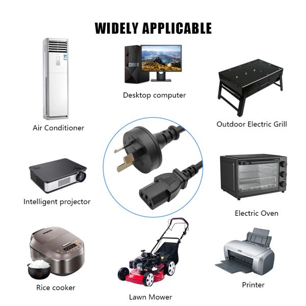 HENG-WELL 3 Prong AC Power Cord C13/C19 Plug 10A 250V for Computer/Printer Use Wholesale China Home Appliance Instrumentation