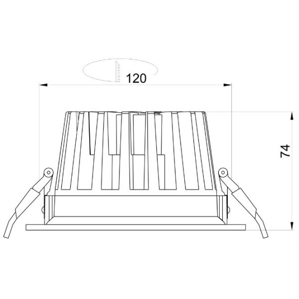 COB 15 watt led down light | COB LED Downlight supply