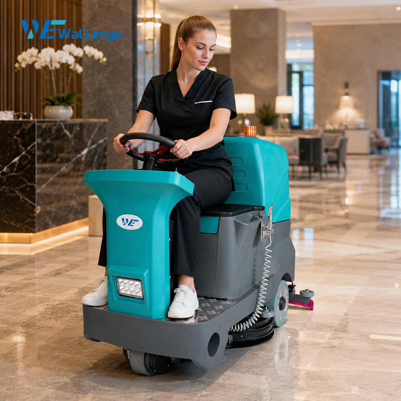 Best Sell 860mm Commercial Electric Floor Scrubber Industrial Marble Floor Scrubber Cleaning Machine for Warehouse Gymnasium