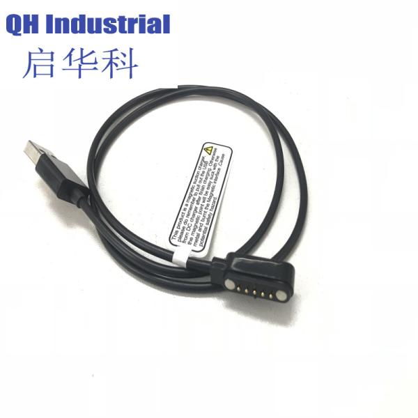 5Pin Male 1A 2A 3A 4A 5A Current Rate Smart Watch Electronical Cigarret PCB Connector Magnetic Pogo Pin Connector