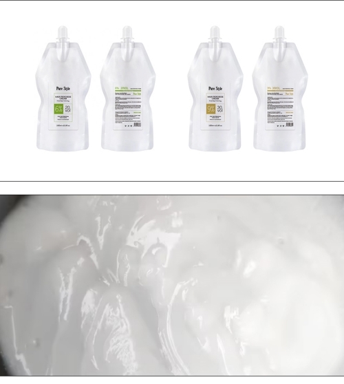 Professional Salon Hair Developer 3% 6% 9% 12% Peroxide Oxidant Cream Raw Material OEM