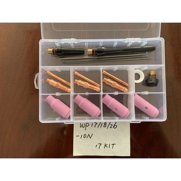 Stubby Gas Lens Collect 10 54n 53n Pyrex Glass Cup Kit for DB SR WP-17/18/26 TIG Welding Torch