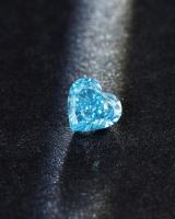 IGI Coração em forma de laboratório crescido azul CVD Diamantes 1.4ct-2.0ct