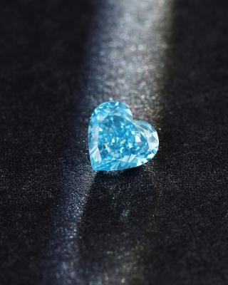 IGI Certified Fancy Intense Blue CVD Heart Shape Synthetic Diamond 100% Diamond 2ct