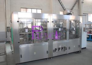 Automatic 3 in 1 Soft Drink Bottling Equipment Food Stage Stainless Steel