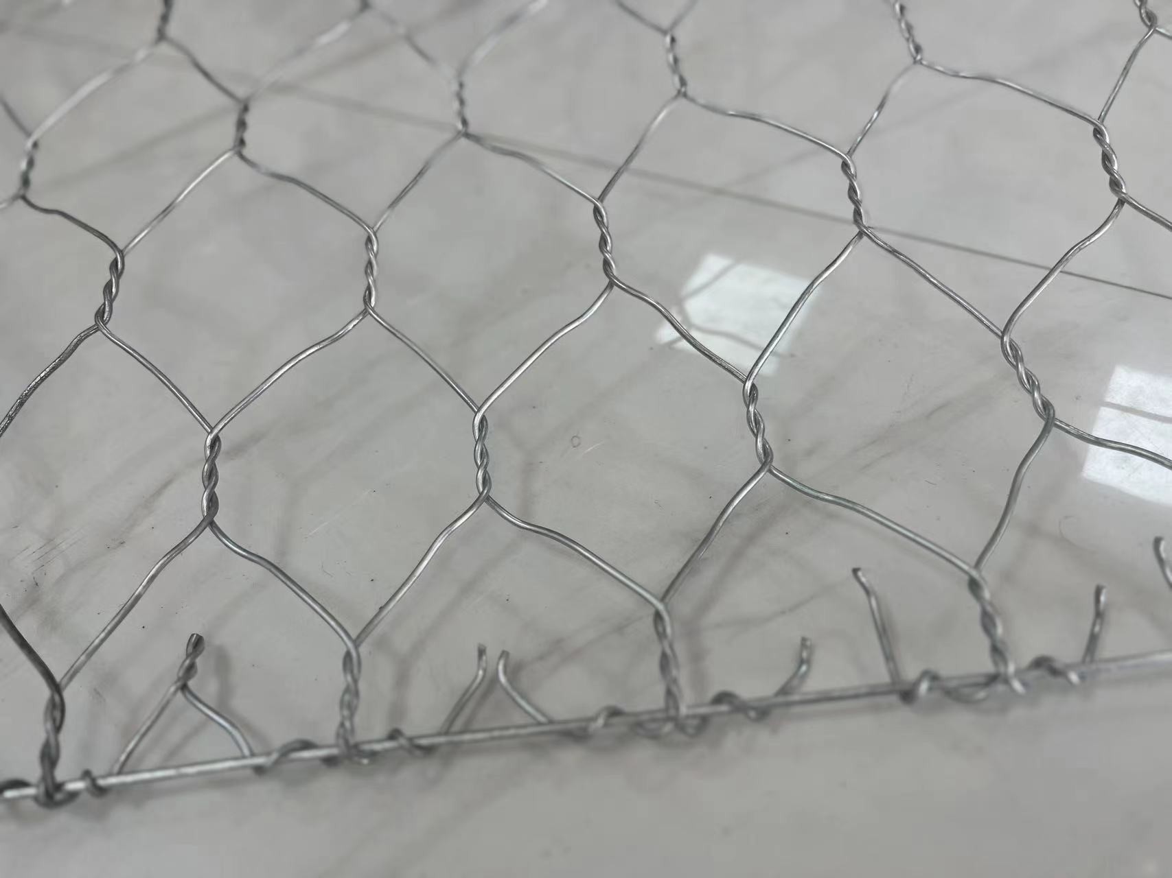 Отверстие корзины 8*10cm Gabion регулирования паводковых вод реки изготовления на заказ шестиугольное