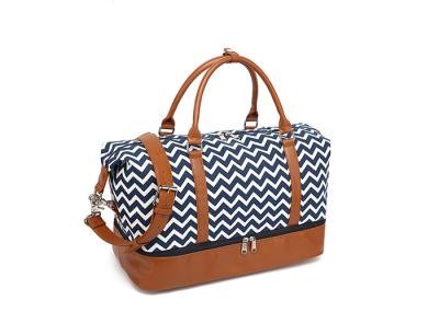 Large Capacity Personalized Canvas Weekender Bags Outdoor Luggage Travel Fitness