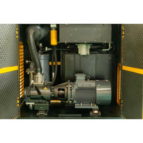 Air Cooling 22KW 30HP Lubricated Stationary  VFD Air Compressor