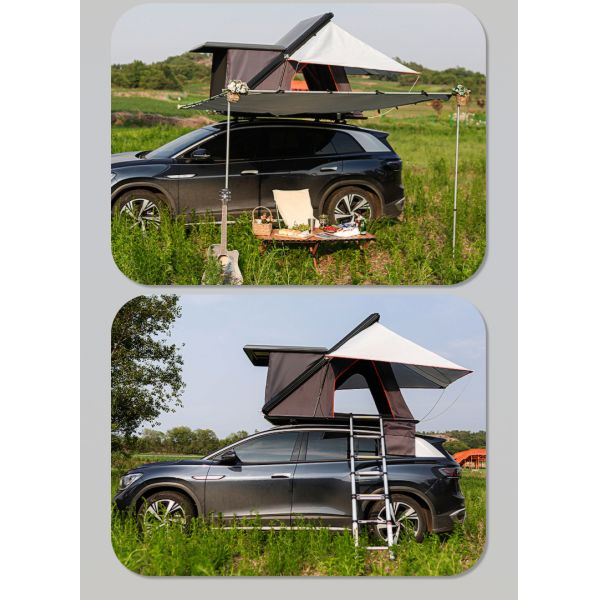 Tienda de techo de aluminio resistente a la humedad con diseño abierto doble