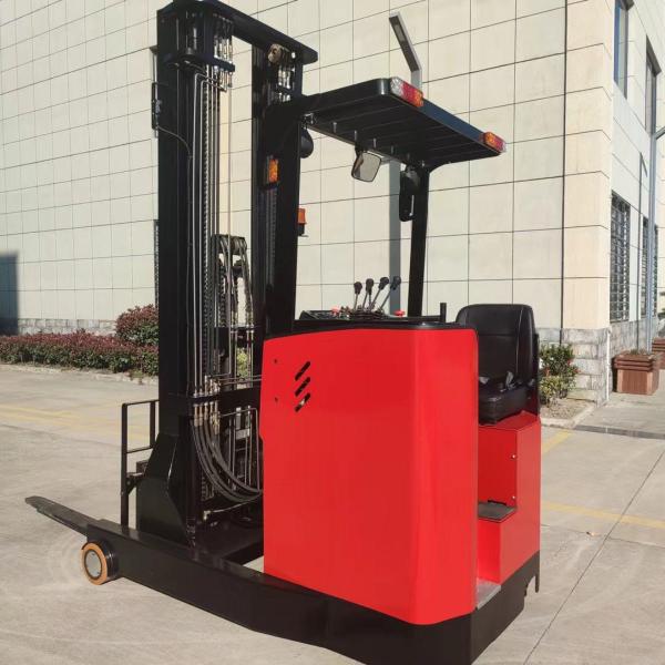1 Ton 2ton Seated Battery Electric Reach Truck Stacker Side Loader Forklift CE