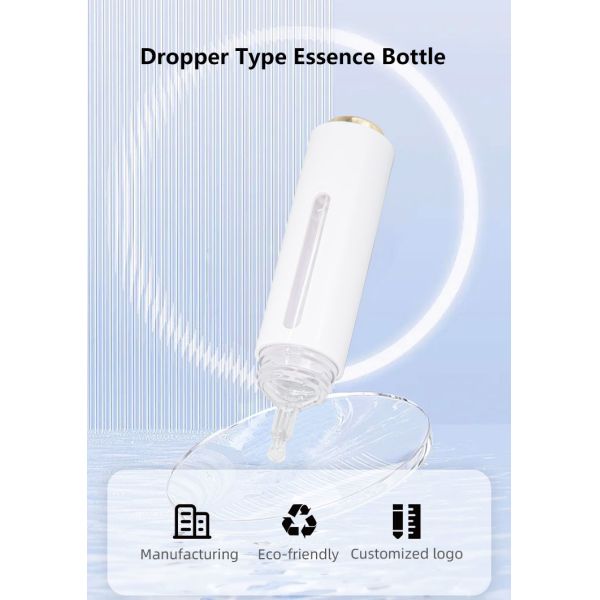 Voyage étanche de luxe de Petg bouteilles de compte-gouttes d'oeil de 15 ml