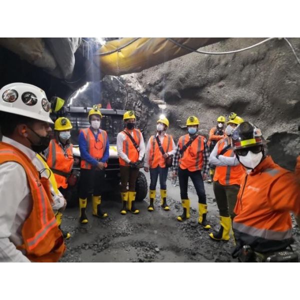 Cordless Mining Cap Lamp 25000Lux LED Mining Headlamp IP68 Rechargeable Miner Light with OLED Display GLC-6S
