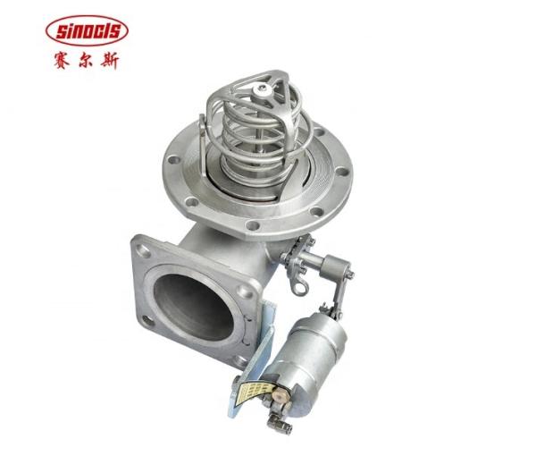 OBM Stainless Steel 304 4 Inch Pneumatic Emergency Bottom Valve Customized