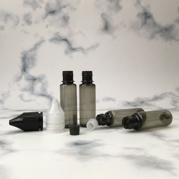 Customizable PET E Liquid Bottles With Childproof Round Shape And Personalized Screen Printed Design