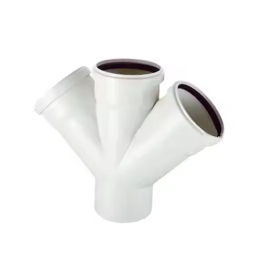 UPVC Pipe Fittings For Water Supply Irrigation 4-way Elbow Reducing Pipe