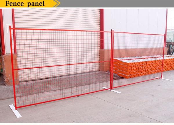 powder coated weld wire canada temporary removable fencing panels 8'x9.5' height tubing 1 profile x 16ga thick