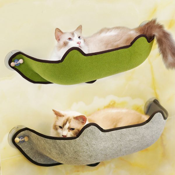 Algodón desmontable 100% de Cat Hammock Bed los 72x38x18cm lavables
