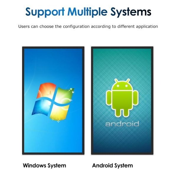 Wall Hanging Advertising Commercial Outdoor Digital Signage Displays 43''