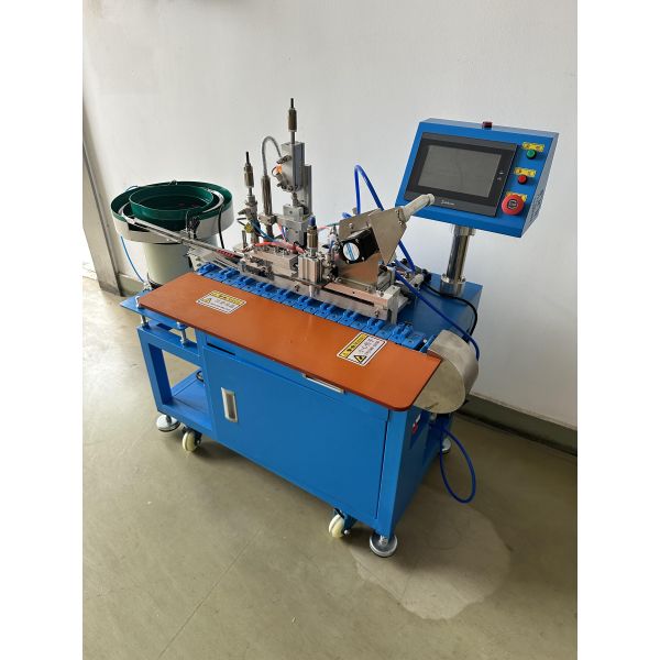 RS-780P-F RJ45/DC Connector Cable Strip And Solder Machine With Vibration Bowl Feeder