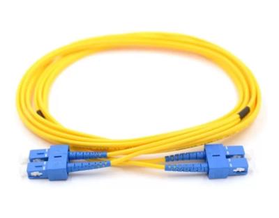 1.2mm OM1 OM3 OM4 Multimode Fiber Optic Patch Cord SC APC To LC UPC