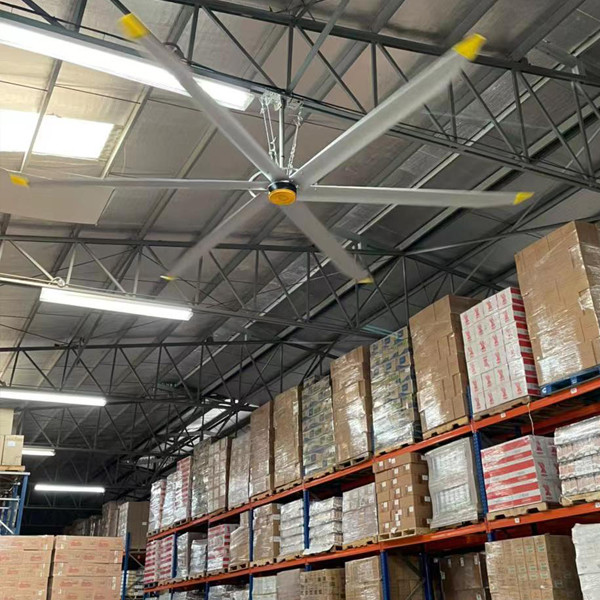 5.0m 16FT Low Noise Big Wind Air Flow Garage Vent Giant Industrial Hvls Large Ceiling Fan