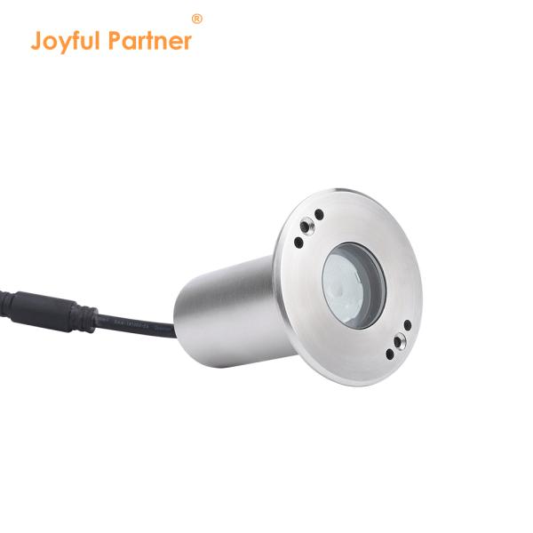 LED Mini 1W 12V DC 8° Angle étroit du faisceau IP68 Indicateur d'indicateur en retrait étanche