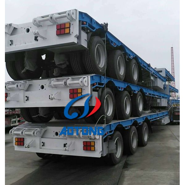 Отсоединяемые прицепы для грузовых автомобилей для перевозки тяжелого оборудования и машин