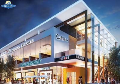 Fire Protection System Prefabricated Commercial Building Shopping Mall / Supermarket