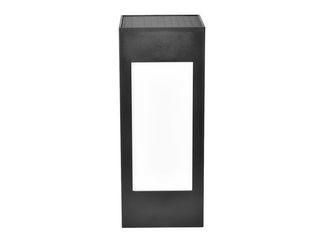 Automatic Black Solar Pillar Light Outdoor  Waterproof IP65 Energy Saving