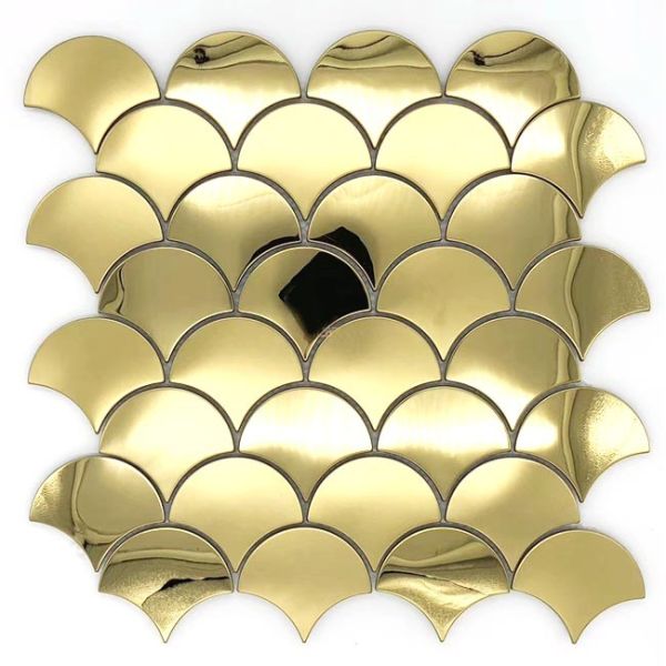 Плитки мозаики современной домашней мозаики нержавеющей стали дизайна слипчивые