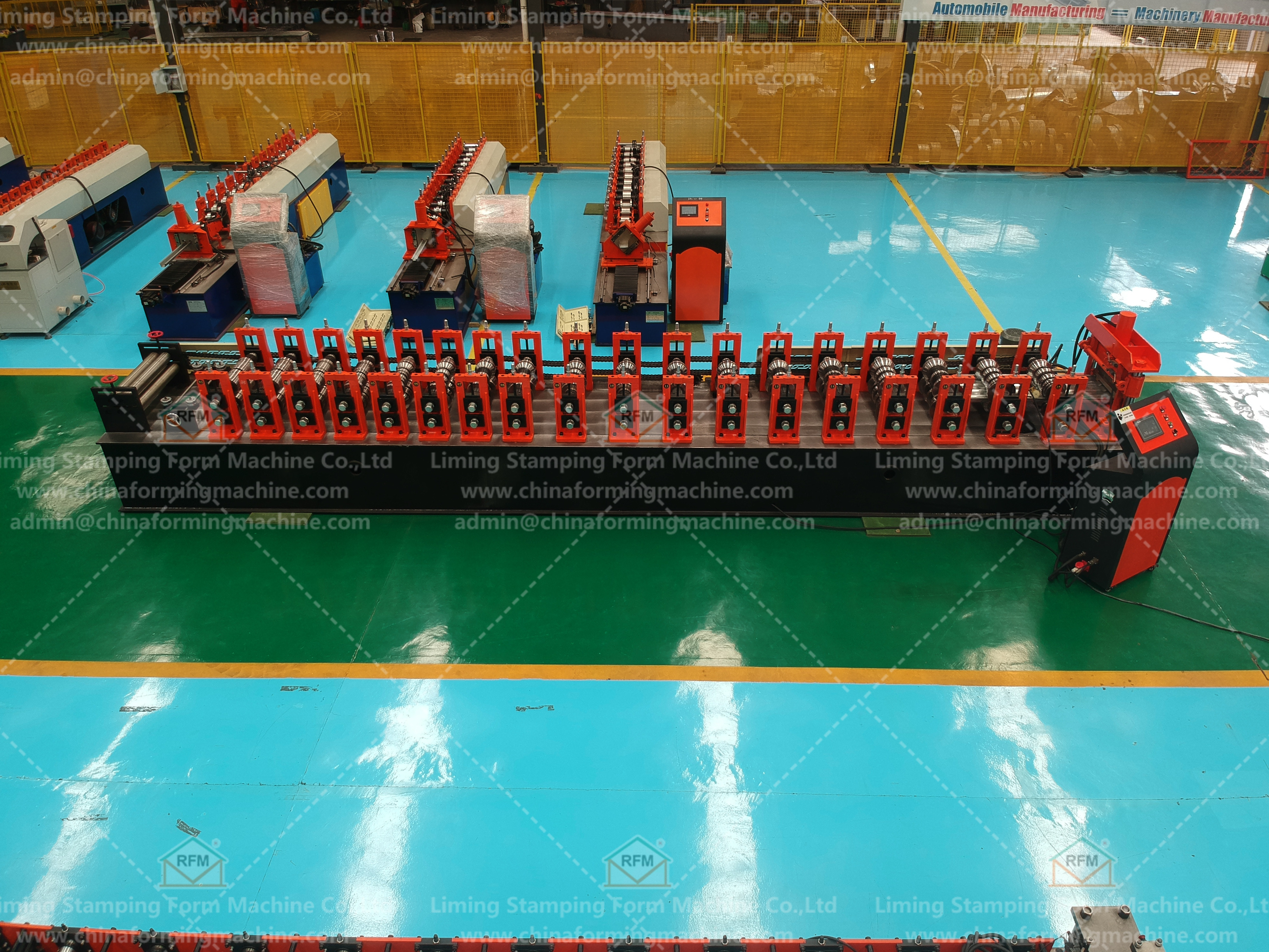 Белить крен известью доски экипажа Plc формируя машину