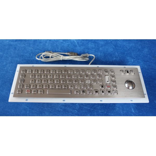 Усиливанная металлическая клавиатура ИП67 держателя панели делает 73 ключа водостойким