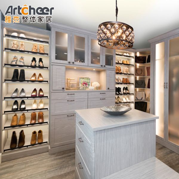 Adjustable Height Customized Size Eco-Friendly Material Shoes Cabinet and Shoe Rack for Modern Homes