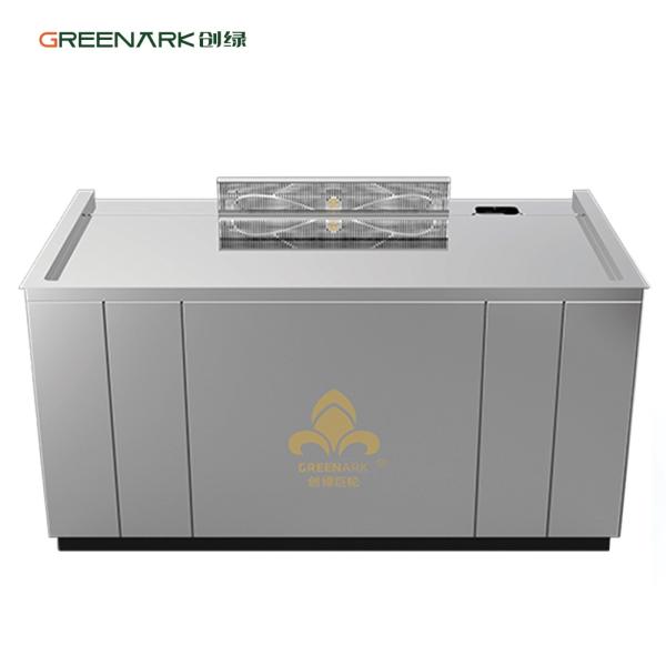 Commercial Teppanyaki Grill Table 20mm Alloy Steel 8000W