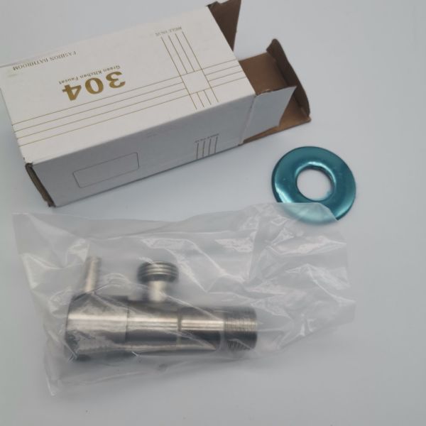 1/2 Angle Stop Valve Stainless Steel Angle Valve with Modern Design Style