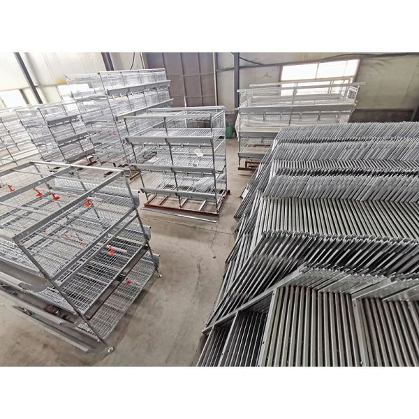 Клетка цыпленка яруса поголовья 3 земледелия, сельскохозяйственное оборудование бройлера HDG 125kgs 208