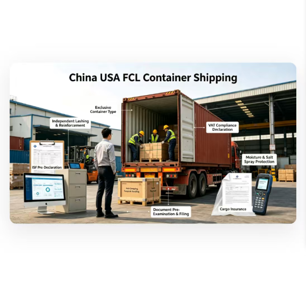 Full Container Load FCL Sea Freight From China To USA Factory Direct FCL Loading