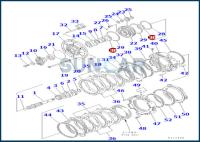175-15-69230 1751569230 Gearbox Seal Ring Fits D85A-21 D85A-12 KOMATSU