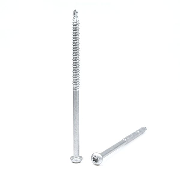 St6.3*125mm Bimetal Galvanised Pan Head Torx Self Drilling Screws Customized Support