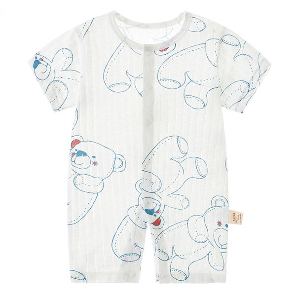 Wholesale Newborn Printing 100% Cotton Baby Romper Custom Unisex Baby Bodysuits