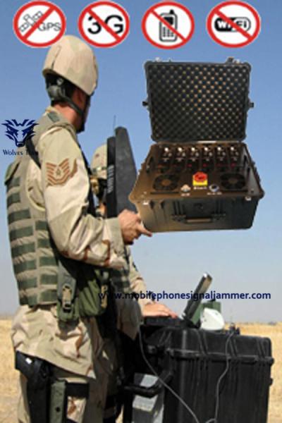Network Blocker Satellite Waterproof Outdoor Signal Jammer Portable Military Using