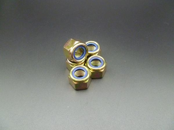 M27-2.0/M27-3.0 DIN 985 Class 8 Zinc Finish Steel Nylon Insert Lock Nut