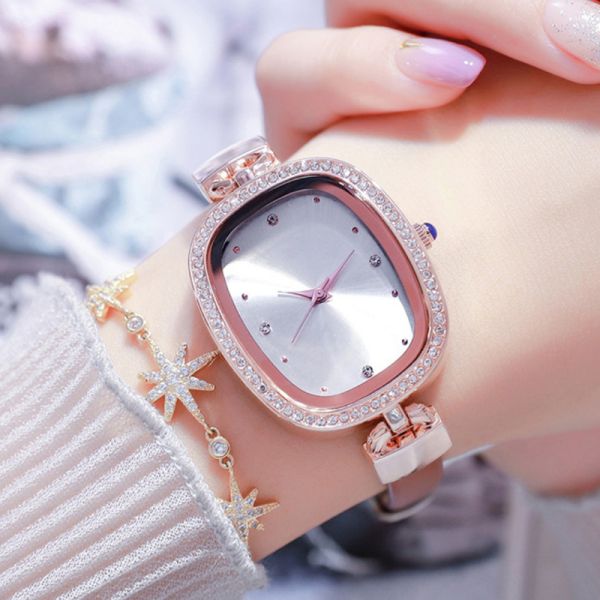 Rhinestone Watches With Diamonds Womens 3ATM Waterresistant 10mm