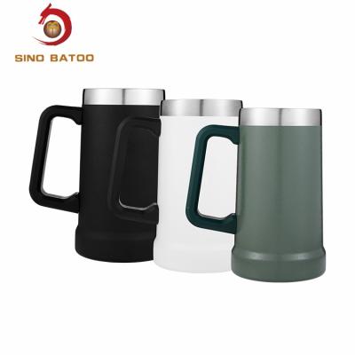 caneca de aço inoxidável do curso de 24oz 700ml com punho