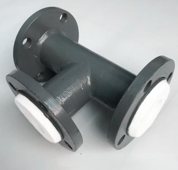 Customized PTFE Lined Steel Flanged Pipe With Excellent Chemical Resistance