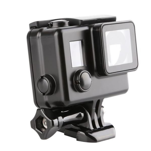Black Side Open Protective Housing Case For GoPro Hero 3 4 3+ Professional Skeleton Protector Cover Go 4 Pro Accessories
