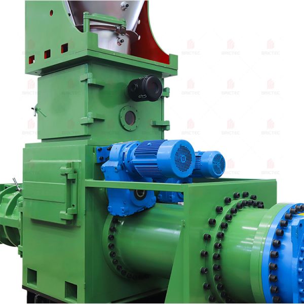 Semi Stiff Extrusion Vertical Screw Vacuum Brick Extruder Machine with 3.5Mpa Extrusion Pressure