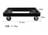 Commercial Kitchen Food Pan Carrier Catering Delivery Cart For Events Transport Dolly