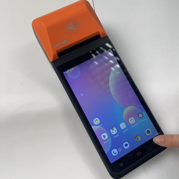 Android 12 Portable Payment Terminal 5.5 Inch Wireless Payment Machine User Friendly